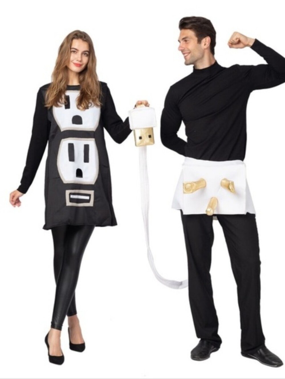 Spooktacular Creations USB/Light Plug and Socket Couples Costume Set